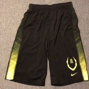 Nike Dri-Fit shorts Black and Neon Yellow